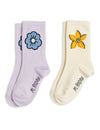 Mini Rodini Flower socks 2 pack