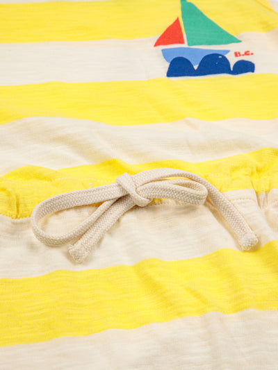 Bobo Choses Sea Yellow Stripes Playsuit