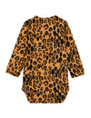 Mini rodini basic leopard long sleeve bodysuit