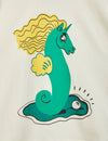 Mini Rodini Unicorn seahorse aop ss tee