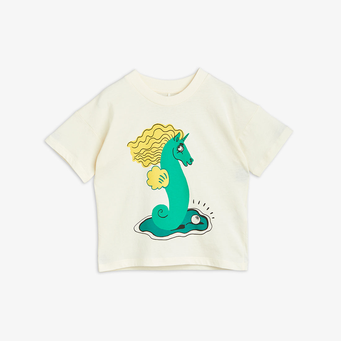 Mini Rodini Unicorn seahorse aop ss tee