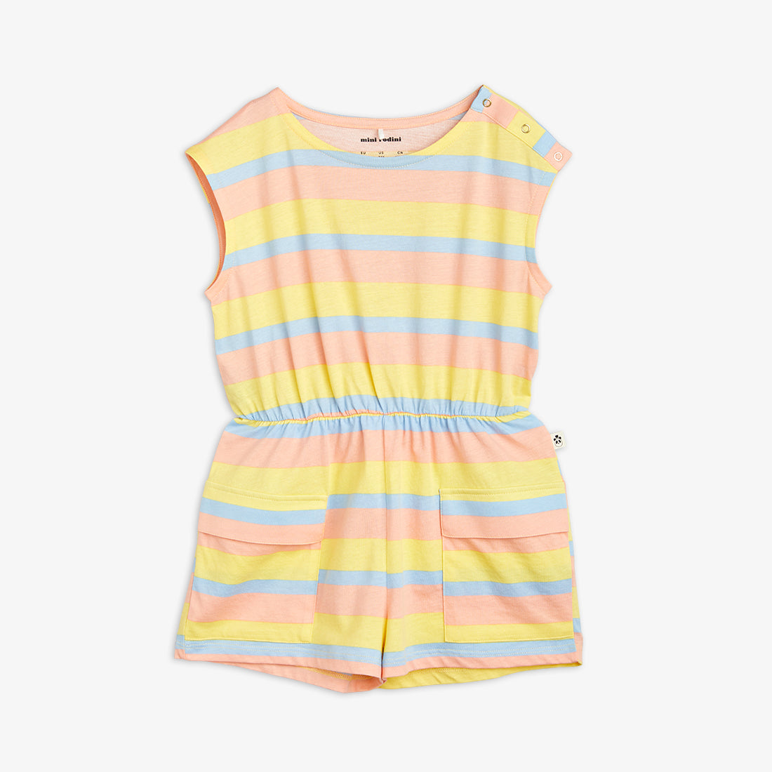 mini rodini sun stripe dress Striped Pink and Blue Dress Mochi Kids