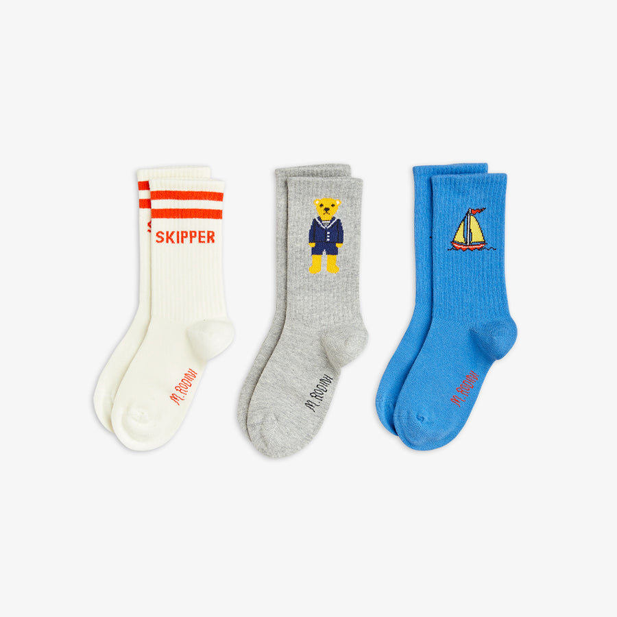 Mini Rodini Skipper 3-pack socks
