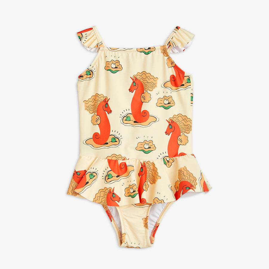 Mini Rodini Unicorn seahorse aop skirt swimsuit