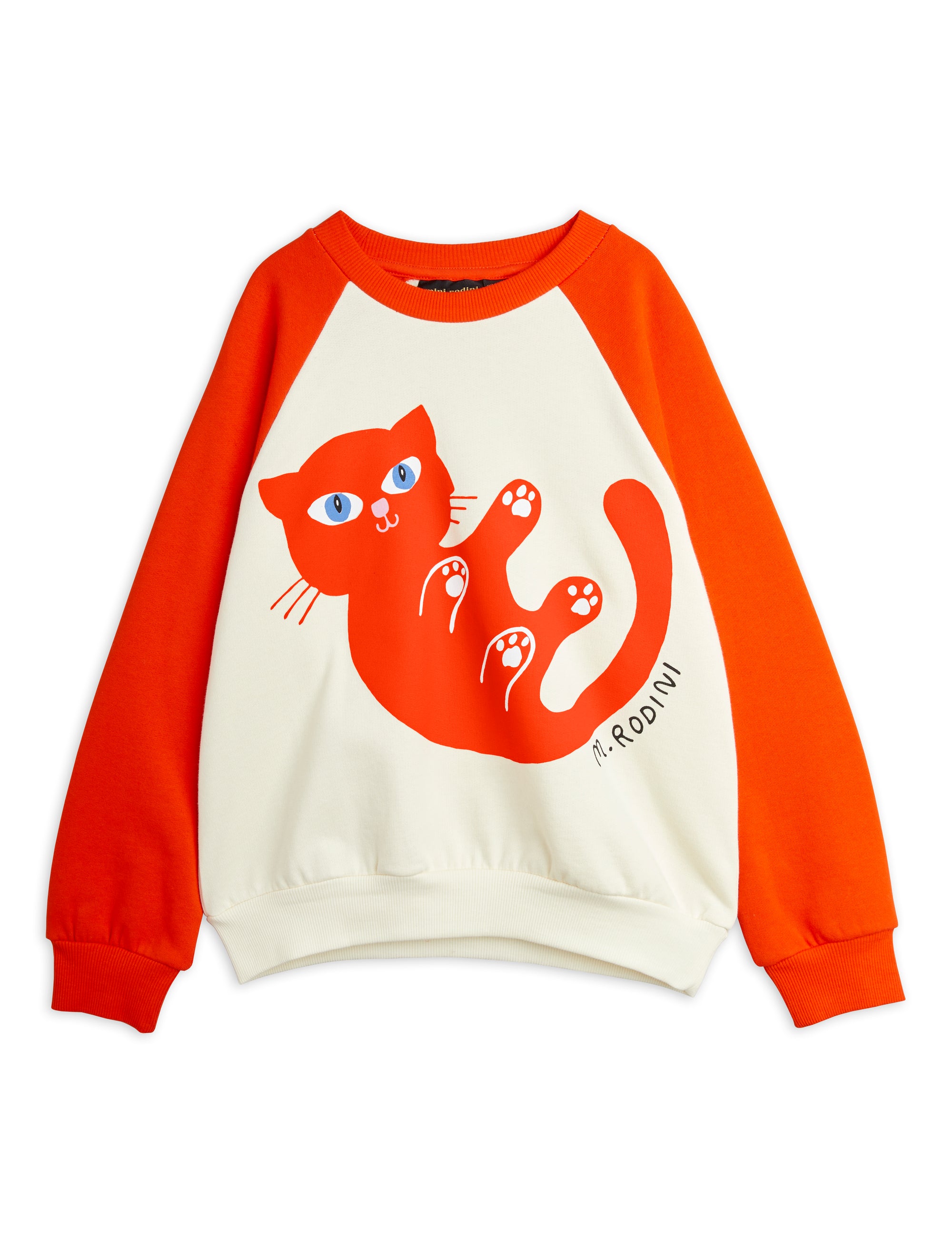 Mini Rodini baby cat sweatshirt NFS