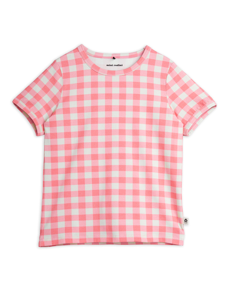 Mini Rodini Gingham Check Tee NFS