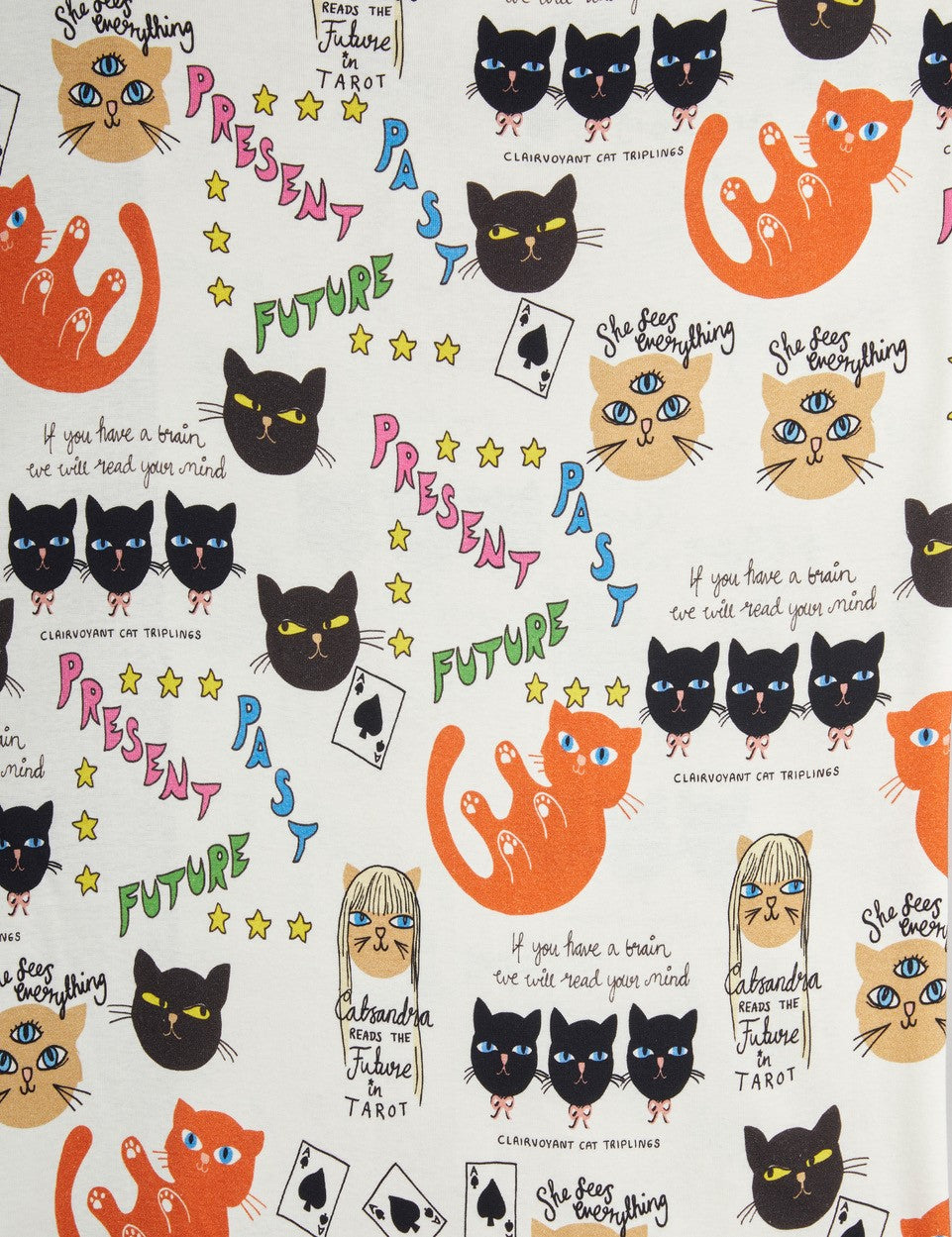 Mini Rodini Clairvoyant Cats Newborn legging NFS