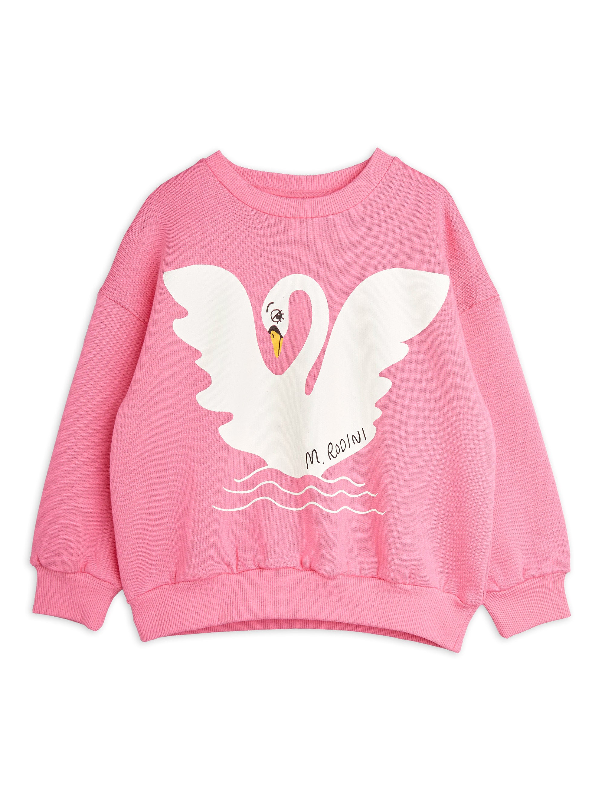 Mini Rodini Swan Sweatshirt Pink