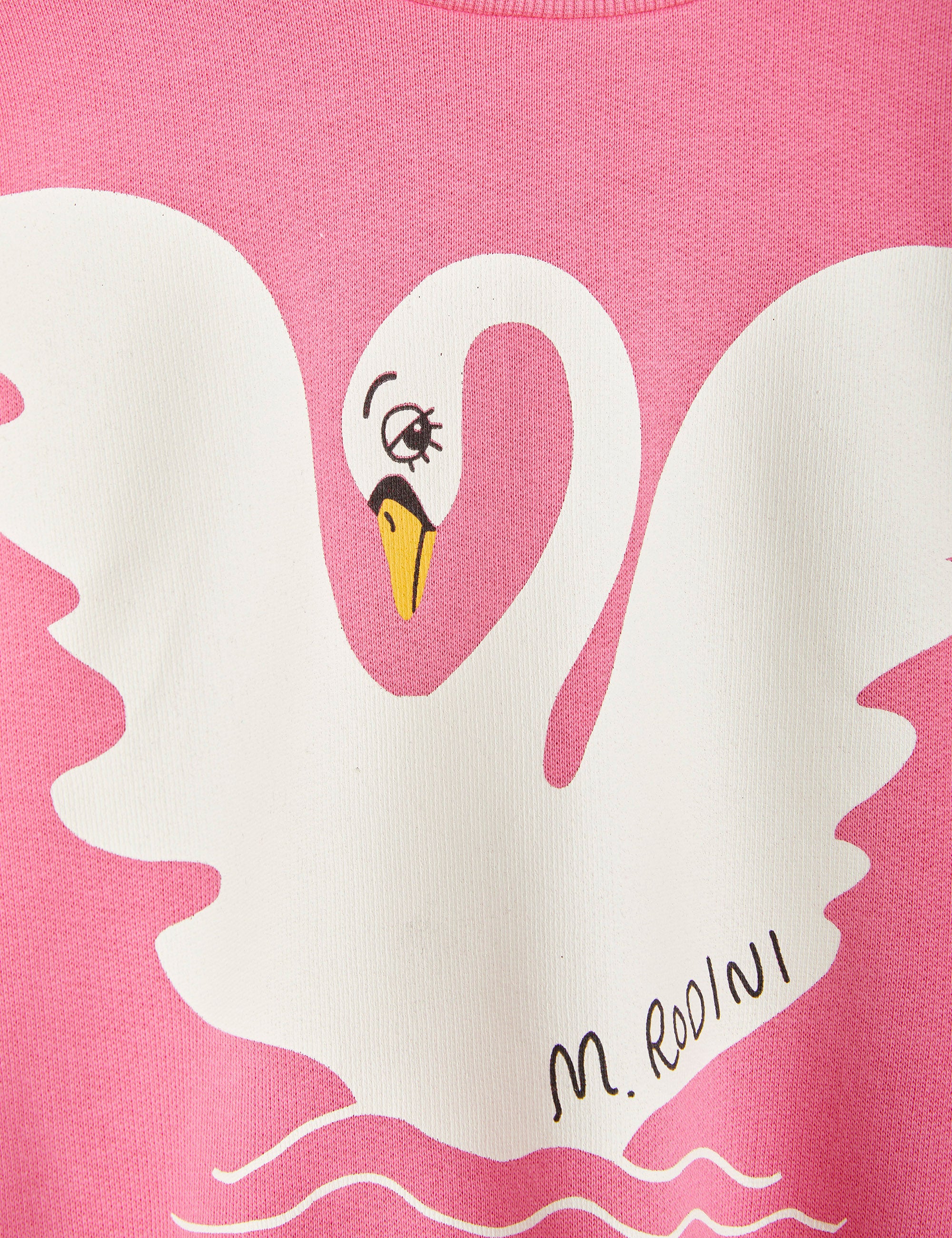 Mini Rodini Swan Sweatshirt Pink