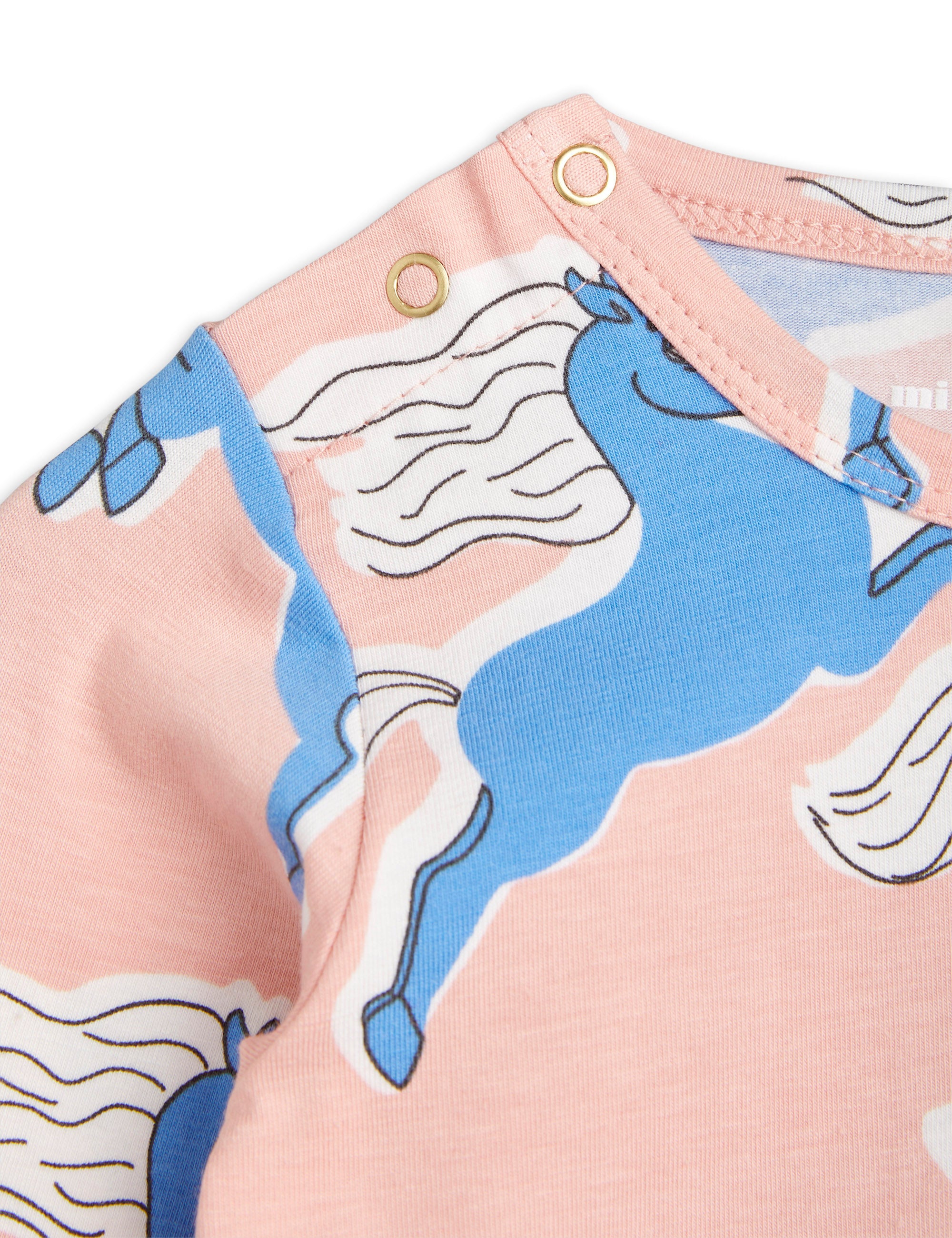 Mini Rodini Horses aop pink Body