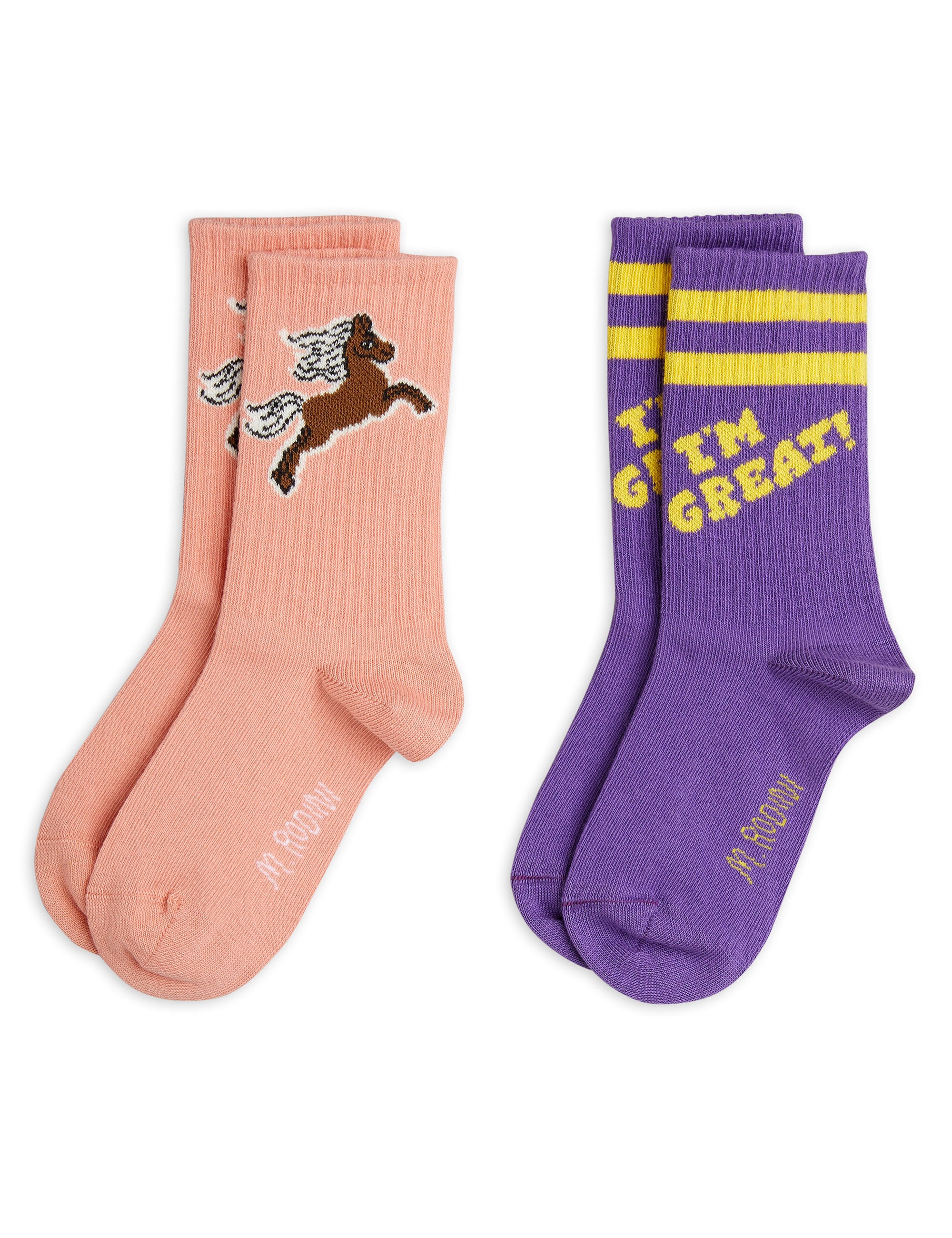Mini Rodini I am great socks two pack