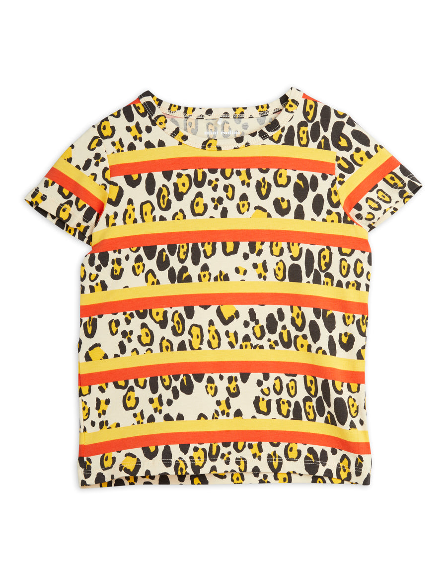 Mini Rodini Leopard Stripe Tee