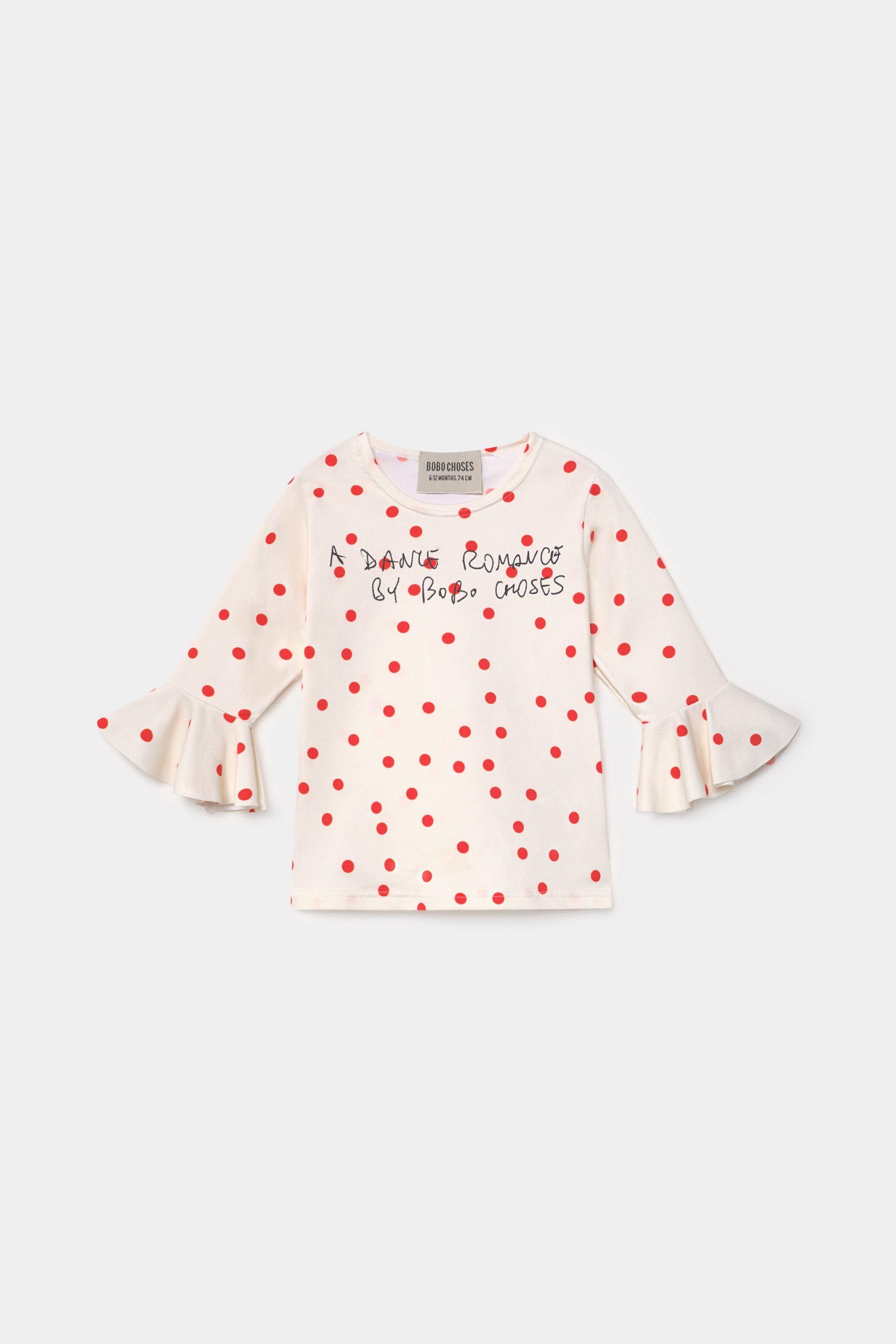 bobo choses swim dots top ruffle
