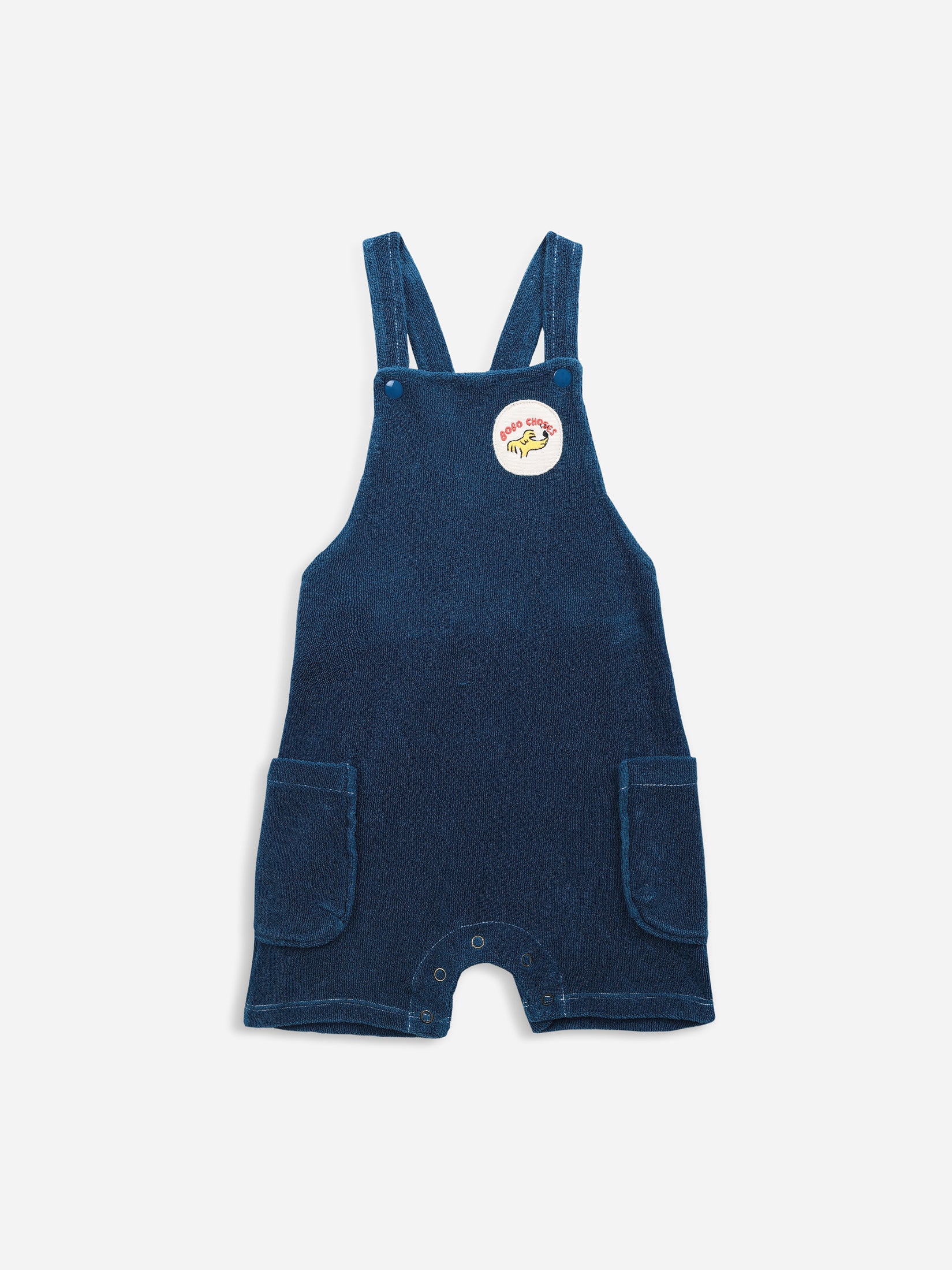 Sniffy Dog Patch terry Fleece Dungaree