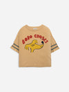 Bobo Choses Sniffy Dog Short Sleeve Mustard T-Shirt