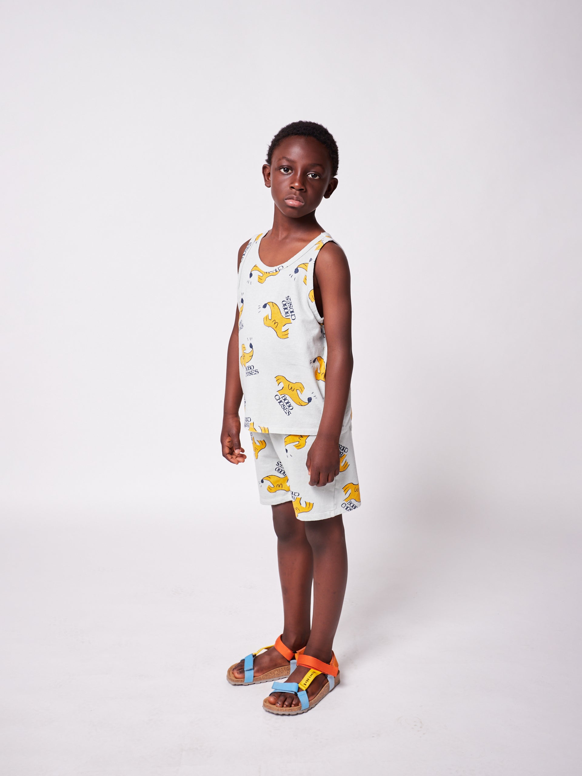 Bobo Choses Sniffy Dog All over bermuda shorts