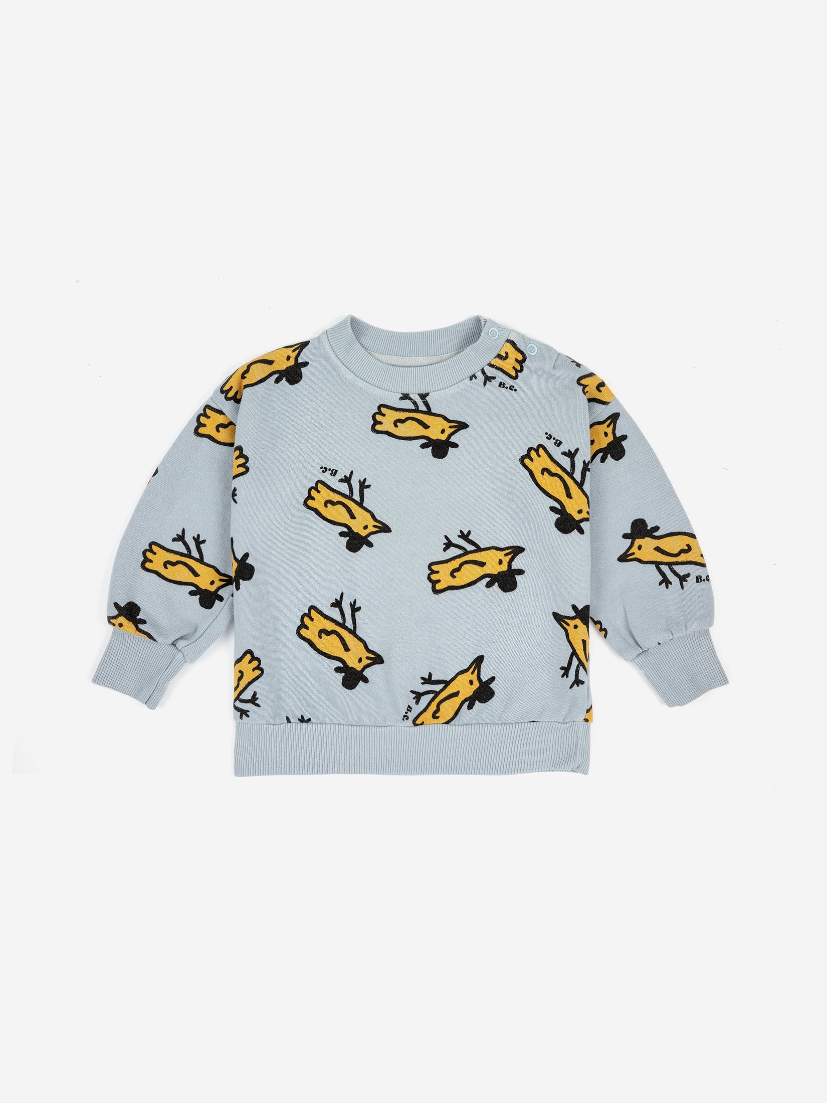 Bobo Choses Mr Birdie All Over Baby Sweatshirt