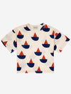 Bobo Choses Sail Boat short sleeve t-shirt