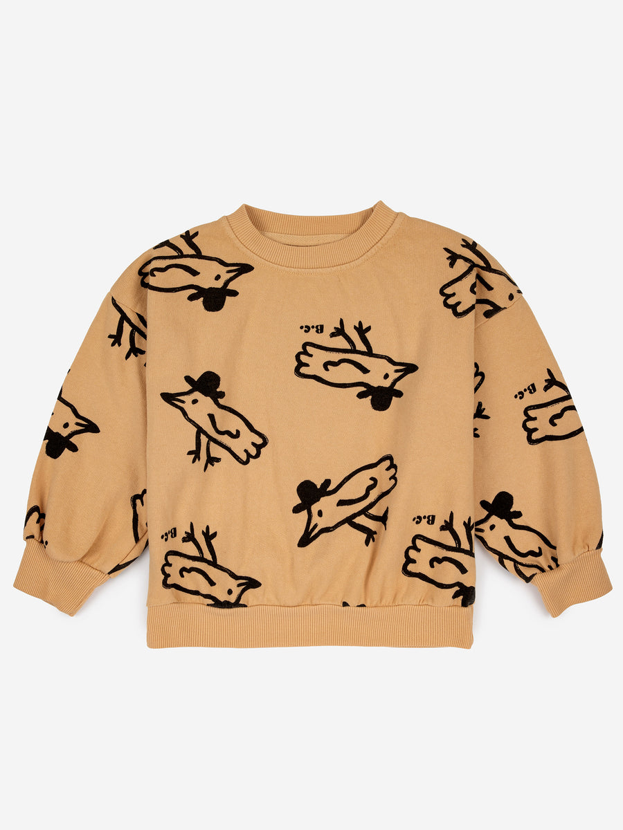 Bobo Choses Mr Birdie All Over Sweatshirt