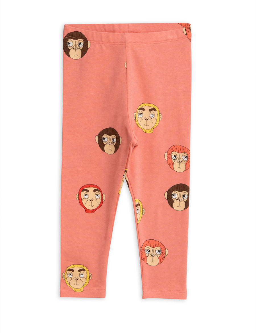 Mini Rodini Monkey Leggings Pink