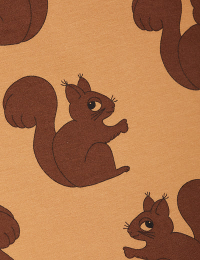Mini Rodini Squirrel Tee Brown