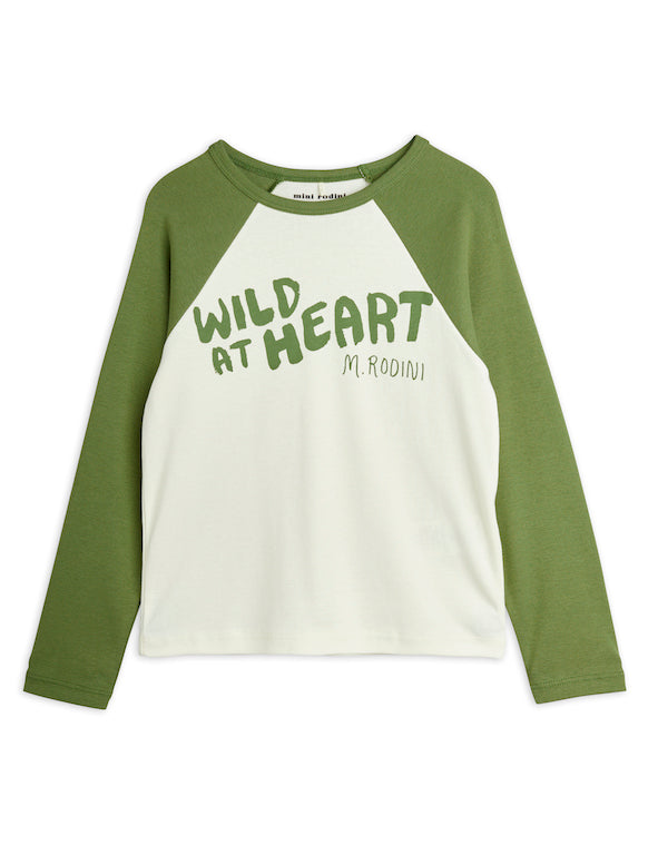 Mini Rodini Wild at Heart Raglan Tee