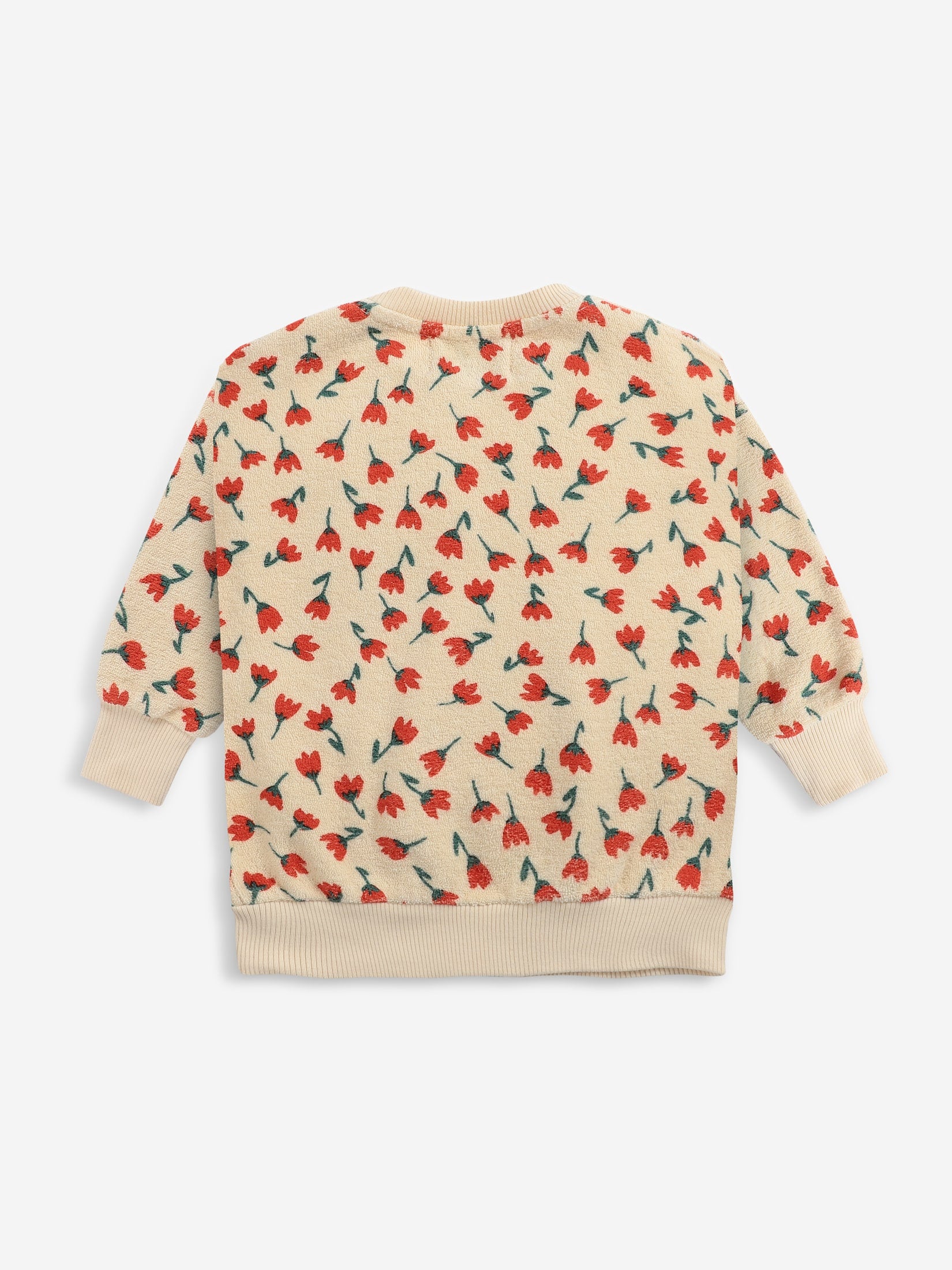 Bobo Choses Flowers all over terry sweatshirt