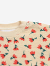 Bobo Choses Flowers all over terry sweatshirt