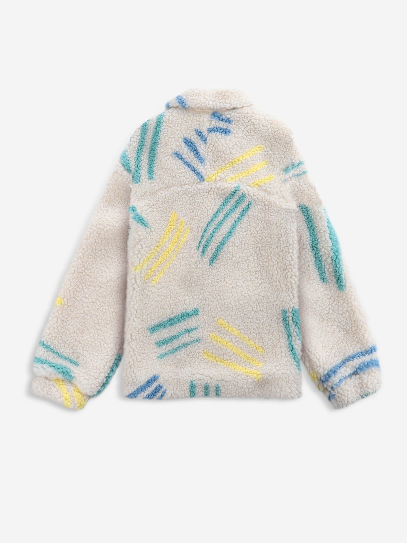 bobo choses scratch all over sherpa jacket