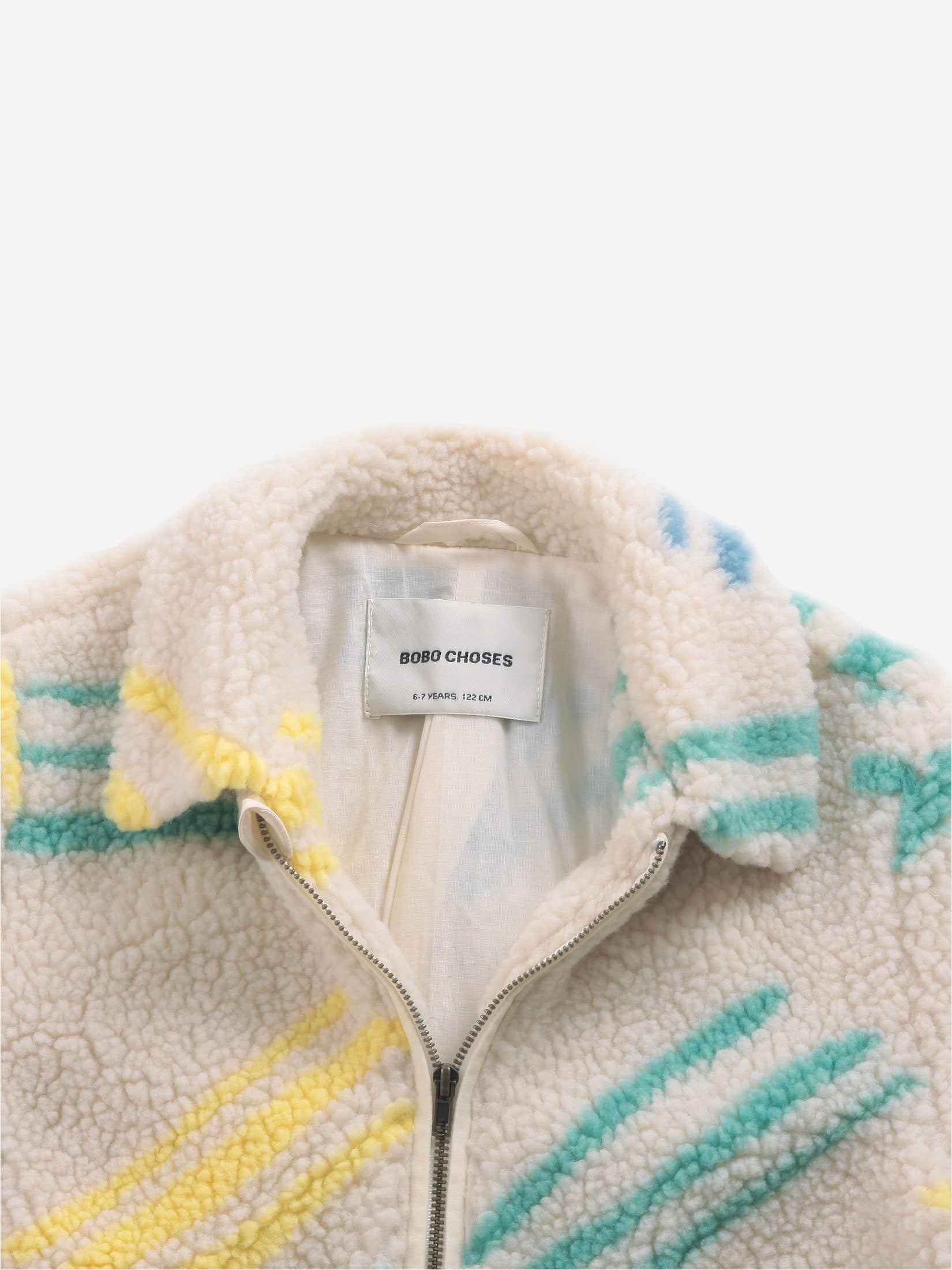 bobo choses scratch all over sherpa jacket