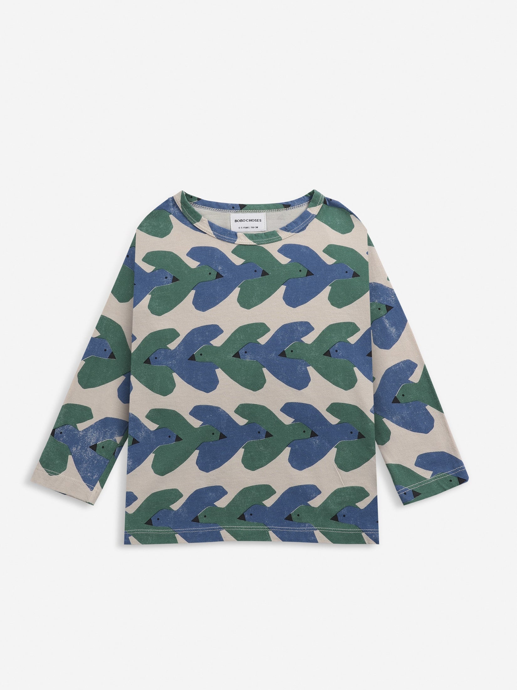 Bobo Choses Birds all over long Sleeve T-Shirt