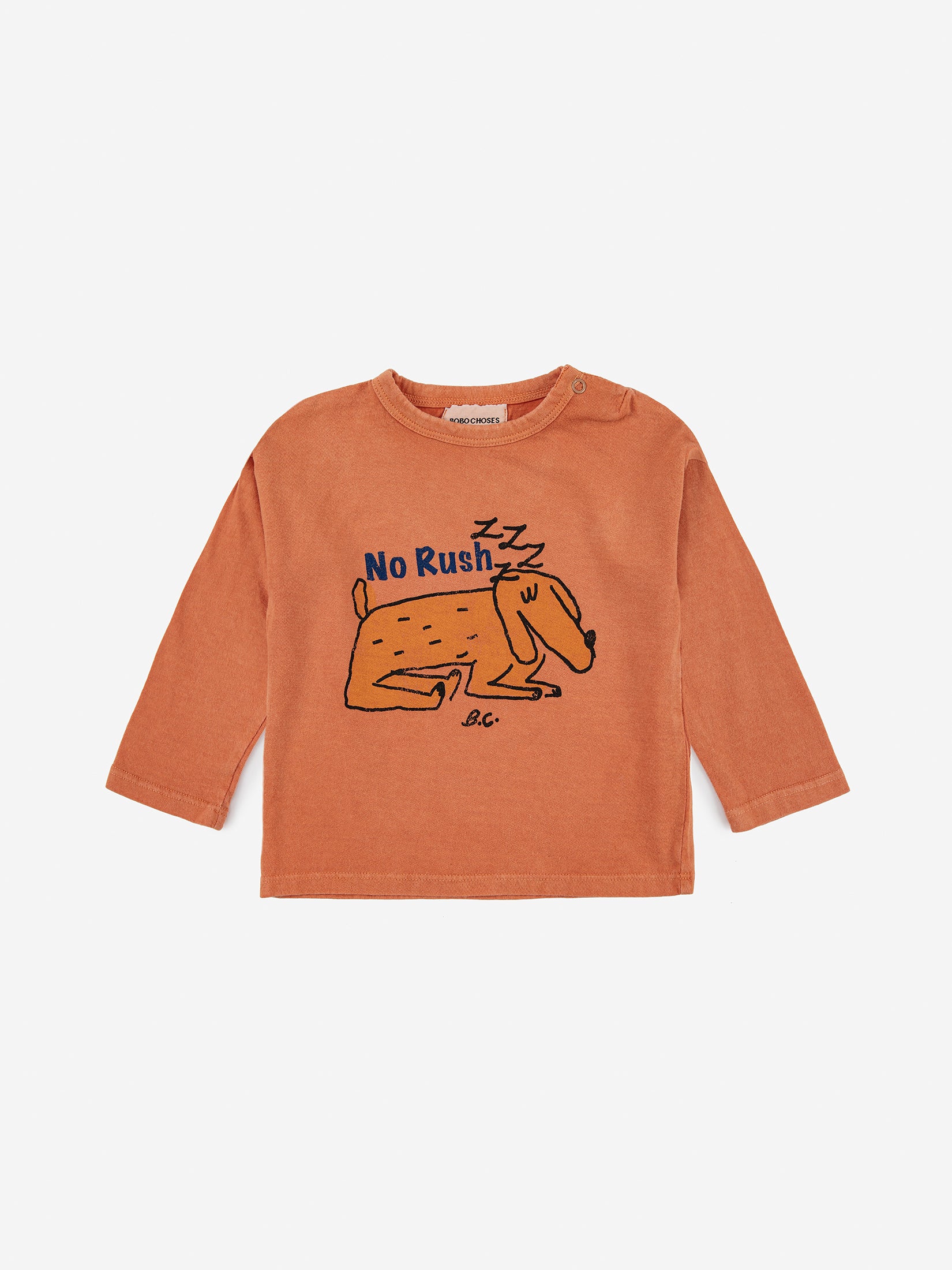 Bobo Choses Sleepy Dog Long sleeve Baby Tee