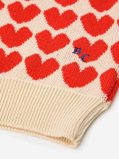 Bobo Choses Hearts Knit Jumper
