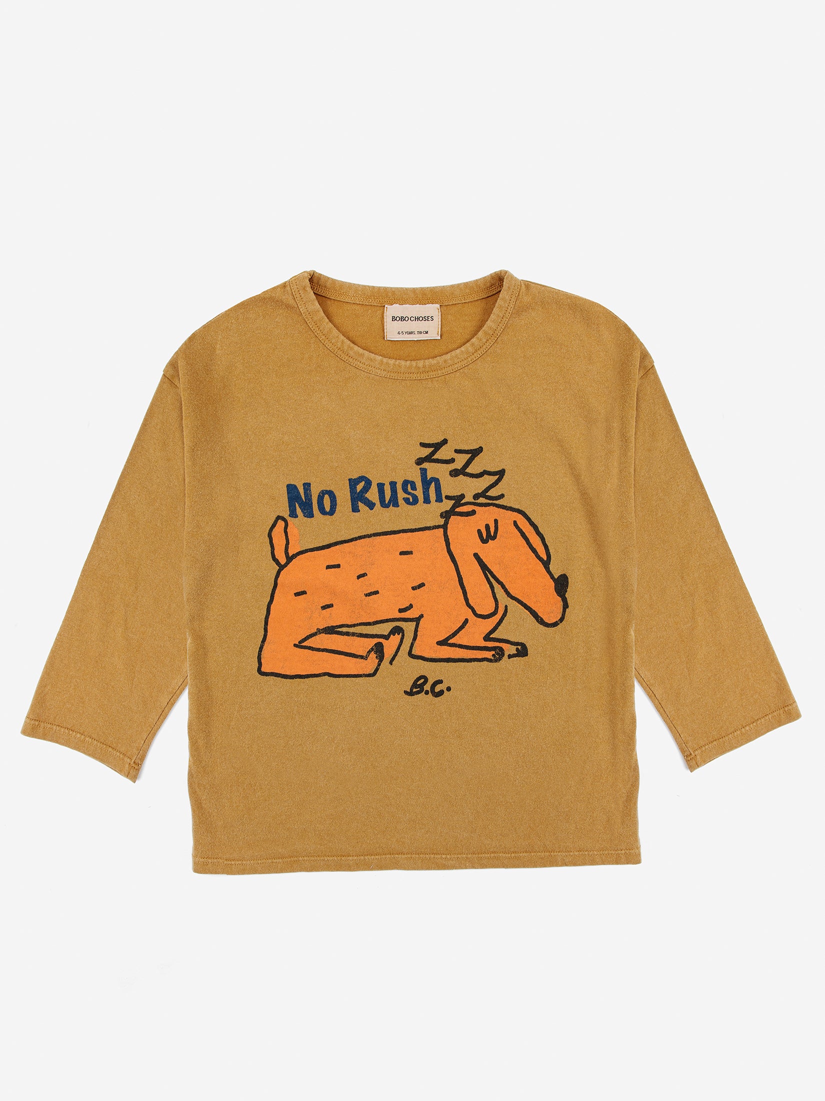 Bobo Choses sleepy dog blonde Long Sleeve Tee