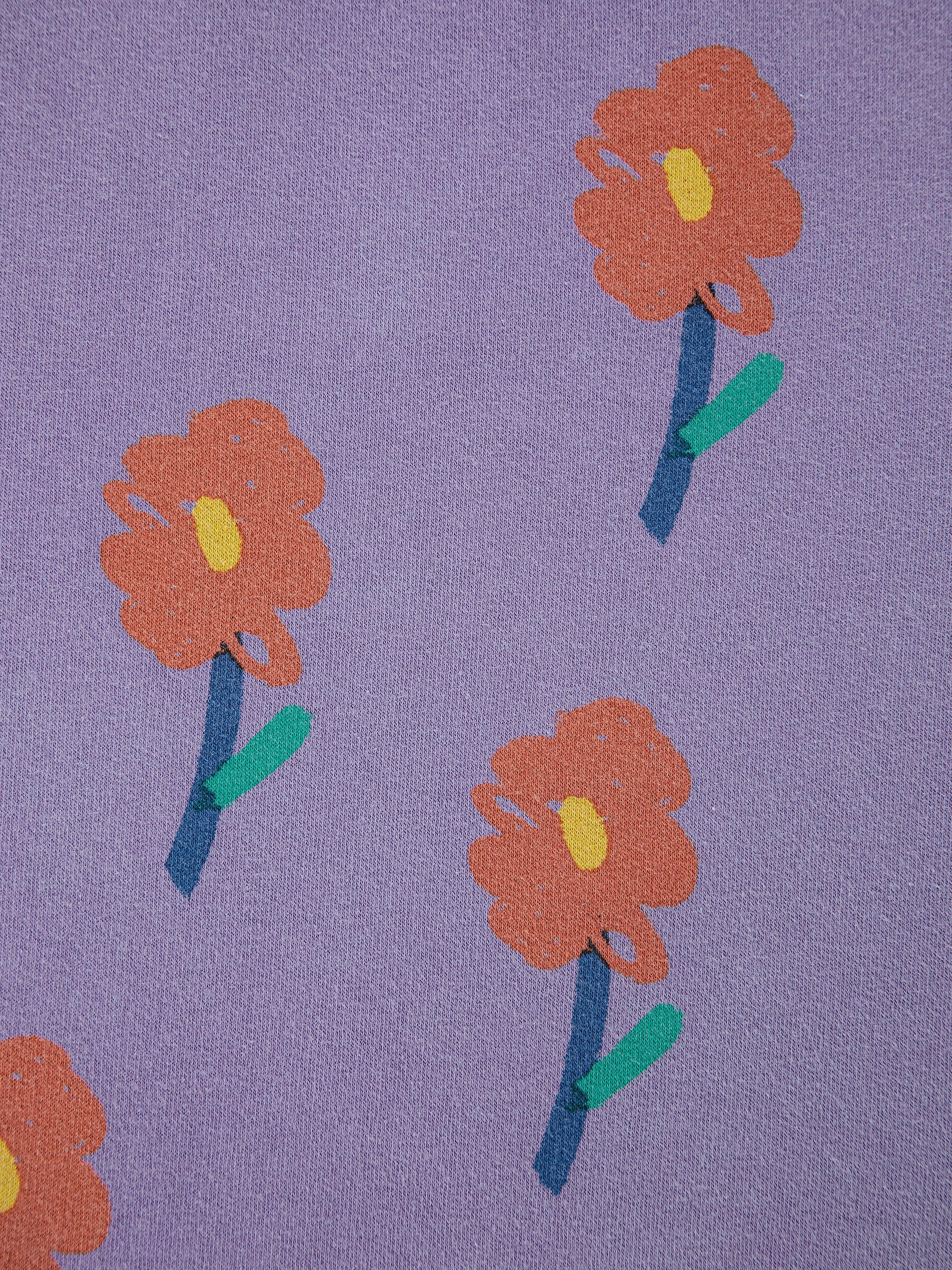 Bobo choses flowers all over cropped sweatshirt