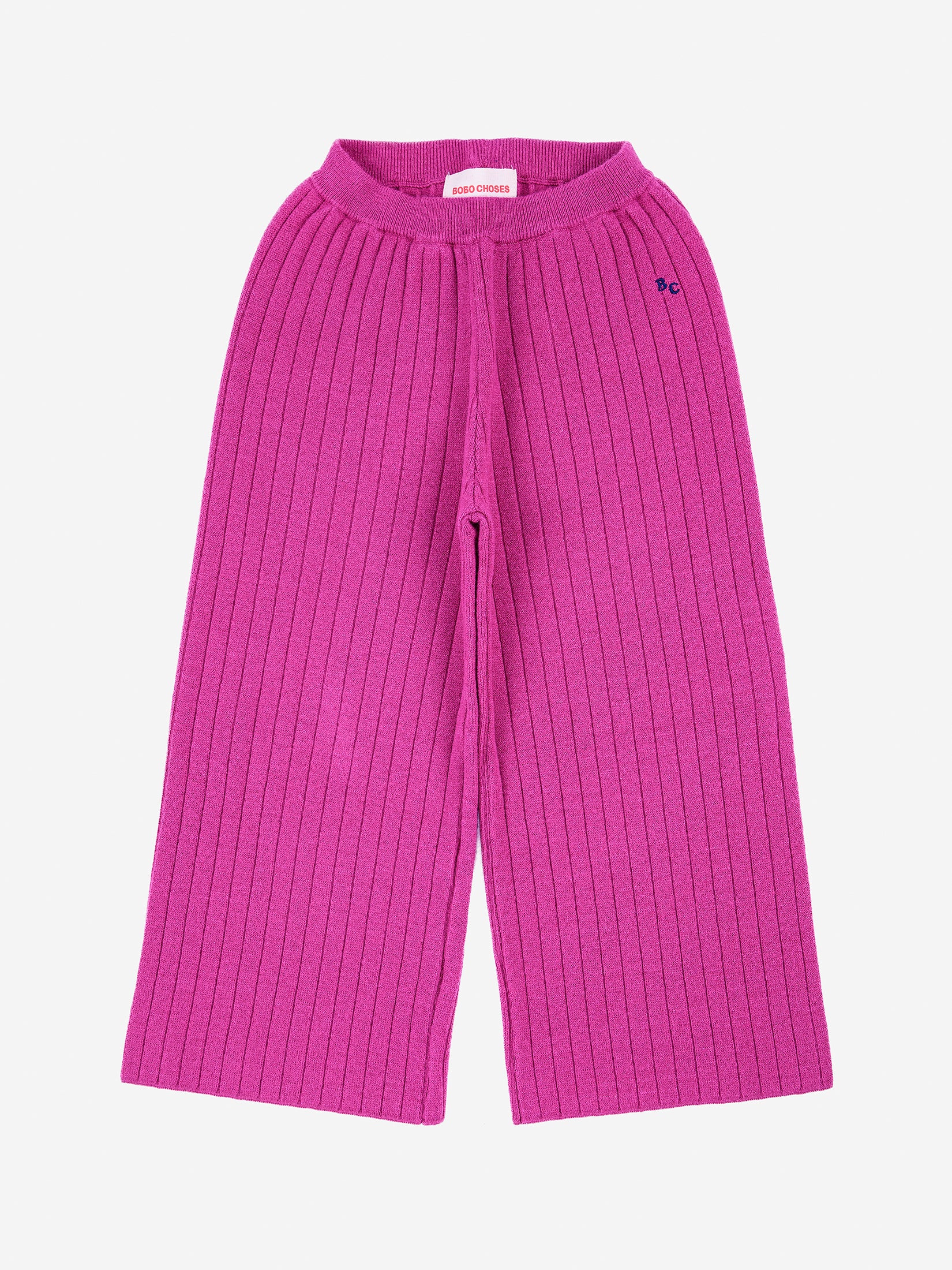 Bobo rib knit culotte pant