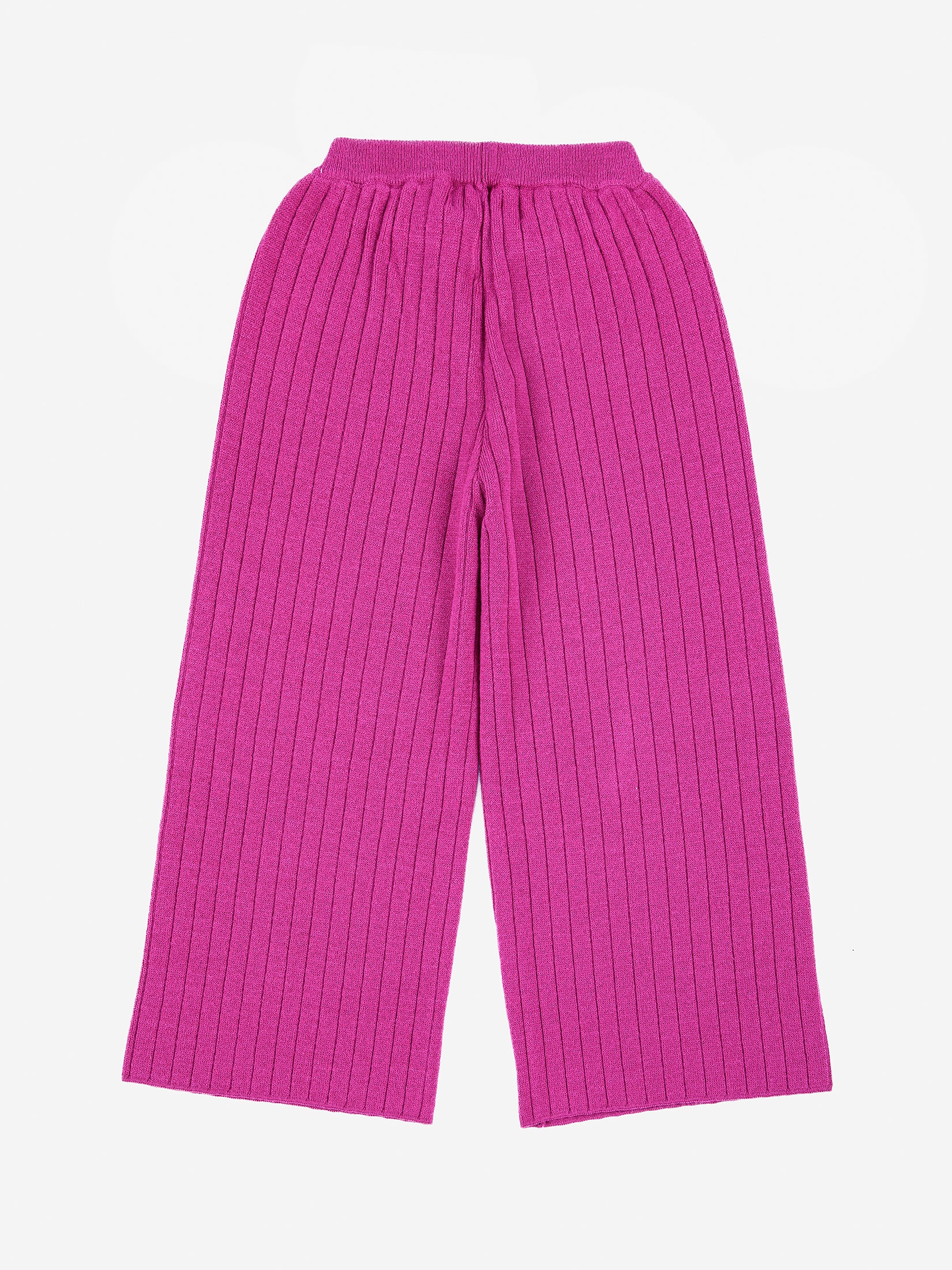Bobo rib knit culotte pant
