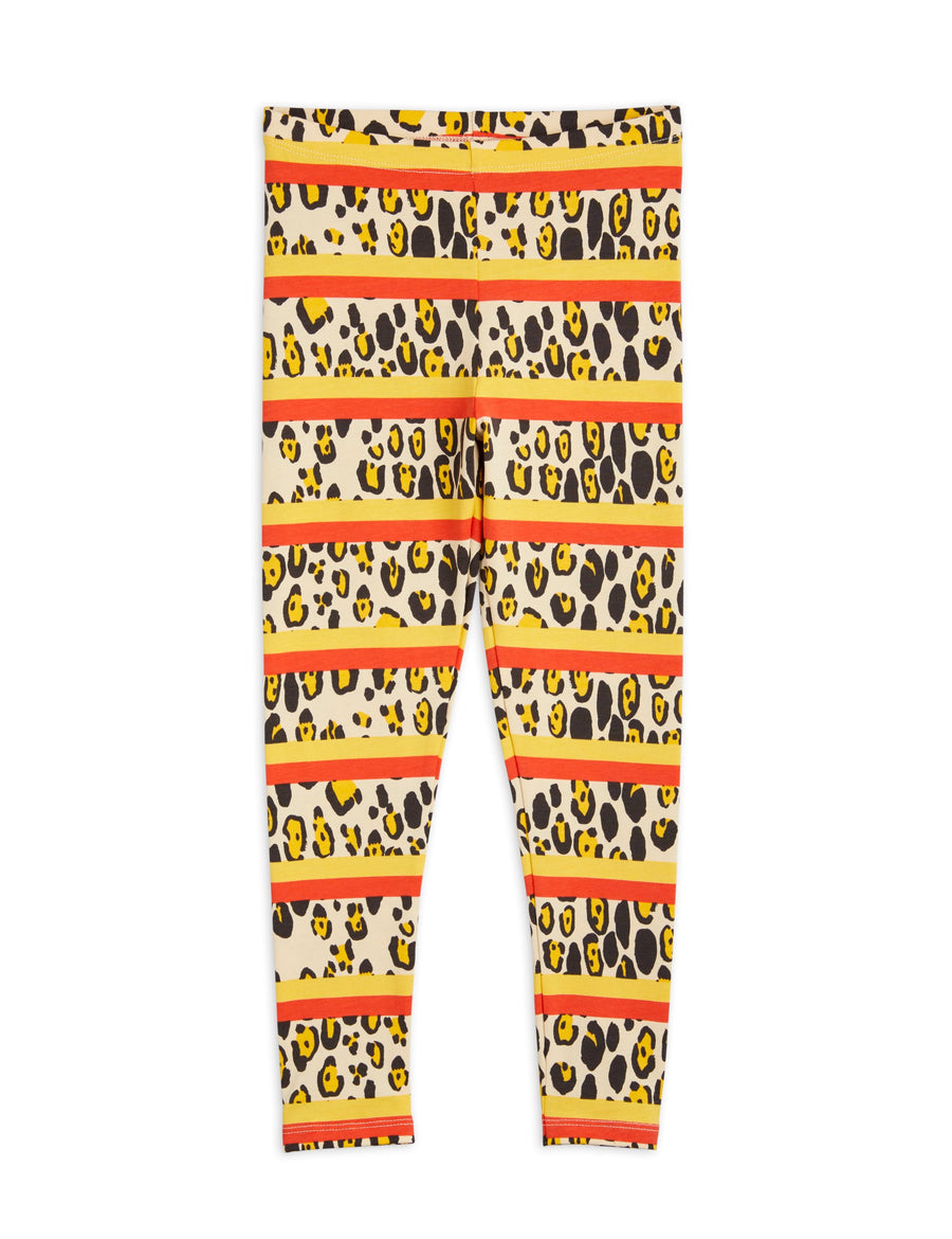 Mini Rodini Basic Leopard Stripe Leggings