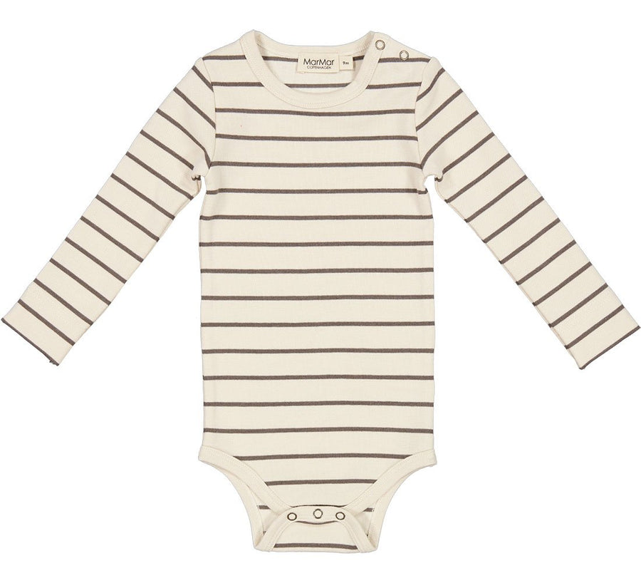 MarMar Copenhagen Modal/Tencel Smooth Rib Body - Donkey Stripe