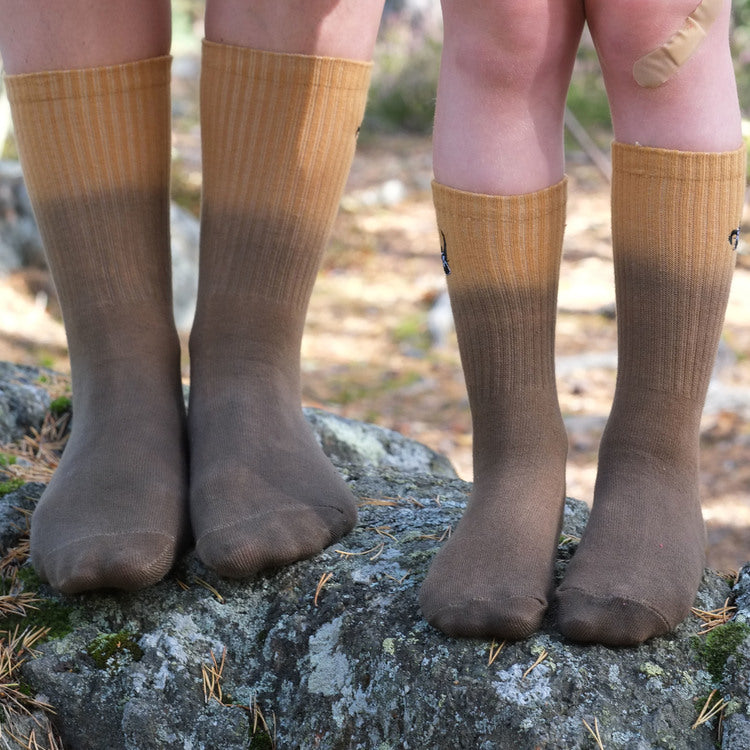 Lillster Brownie Dip Dye Sock