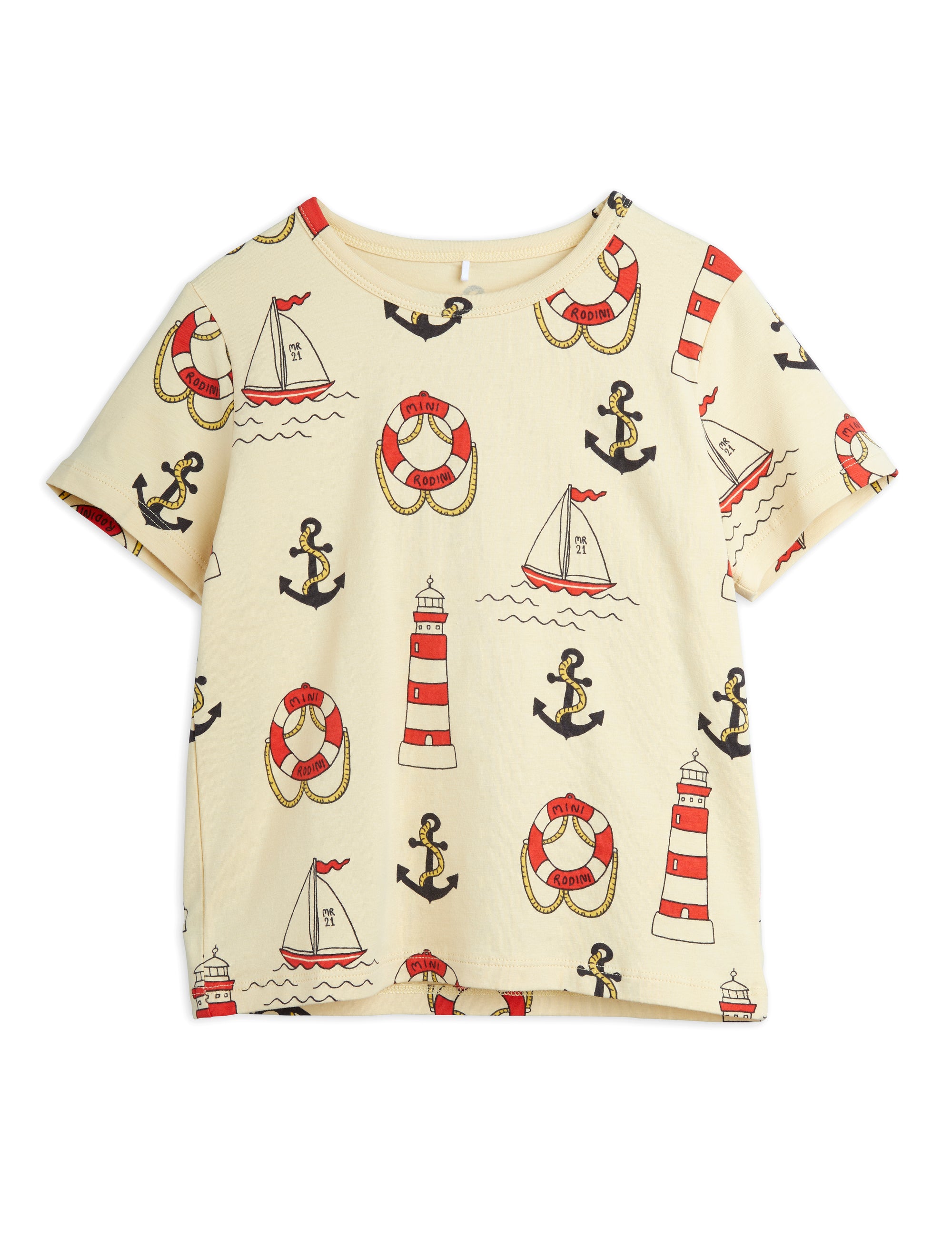 Mini Rodini Lighthouse aop Tee