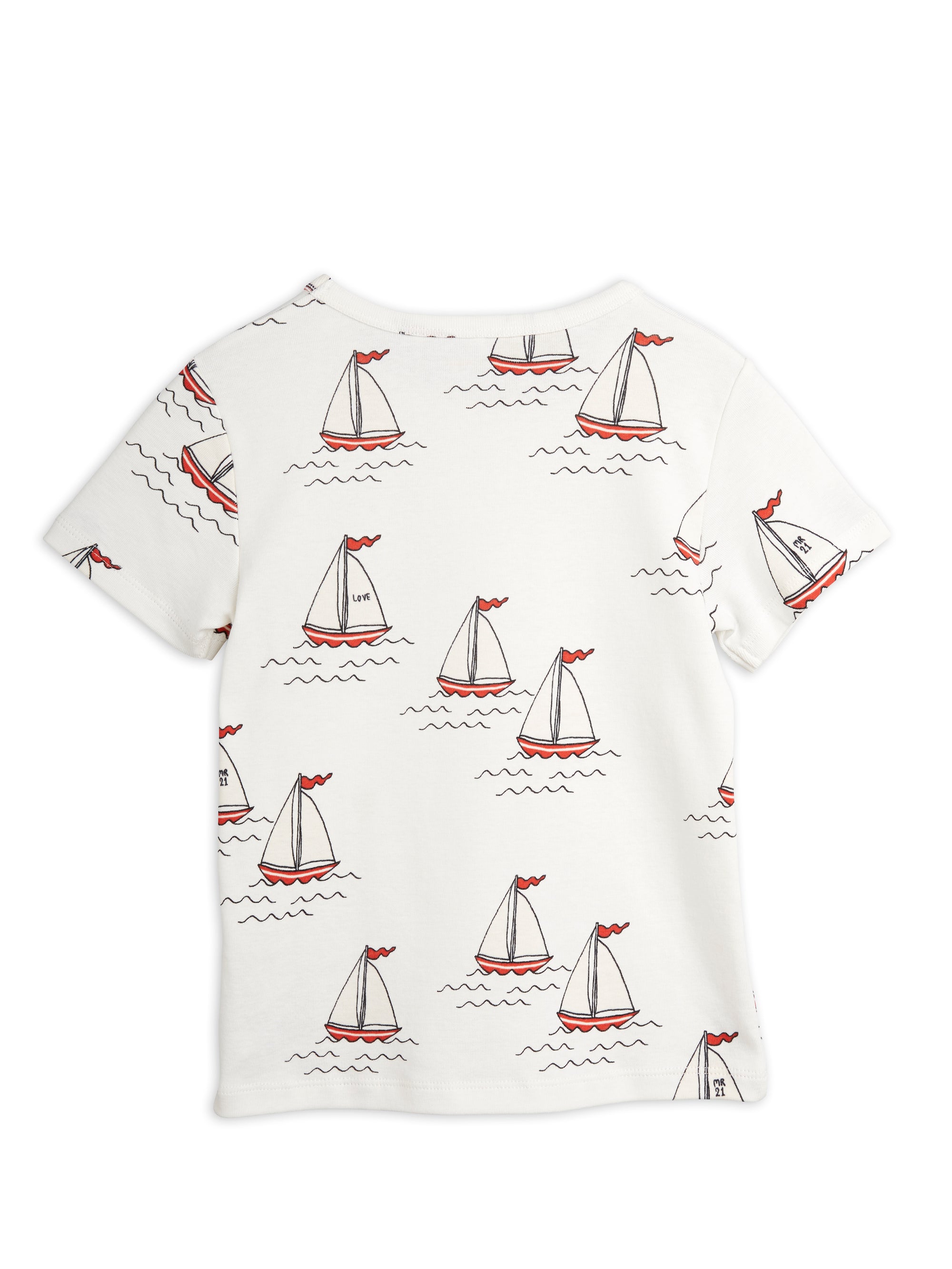 Mini Rodini Sailing Boats aop Tee NFS