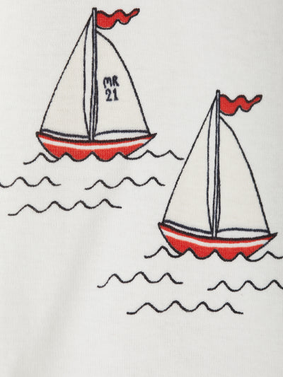 Mini Rodini Sailing boats Short Sleeve body