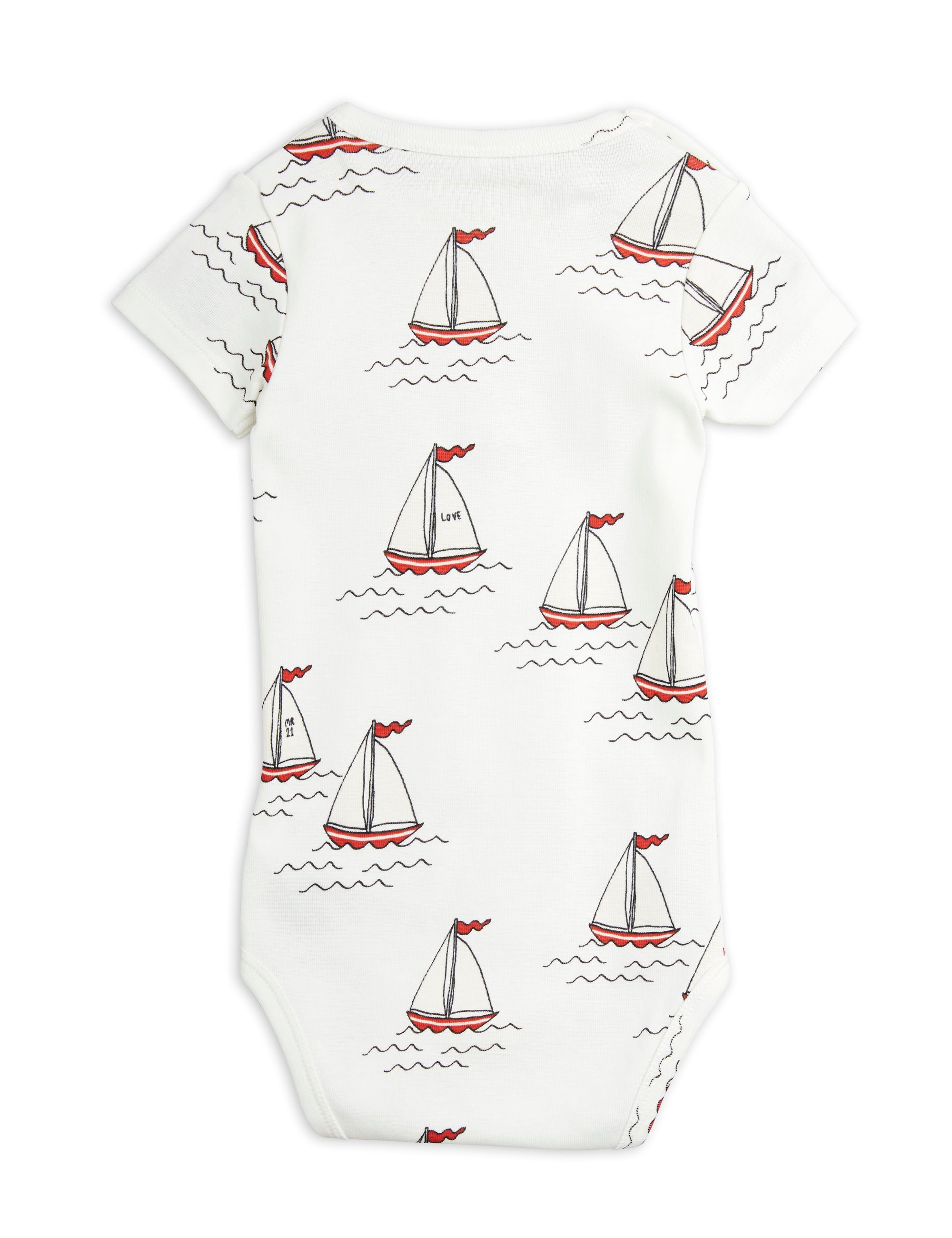 Mini Rodini Sailing boats Short Sleeve body