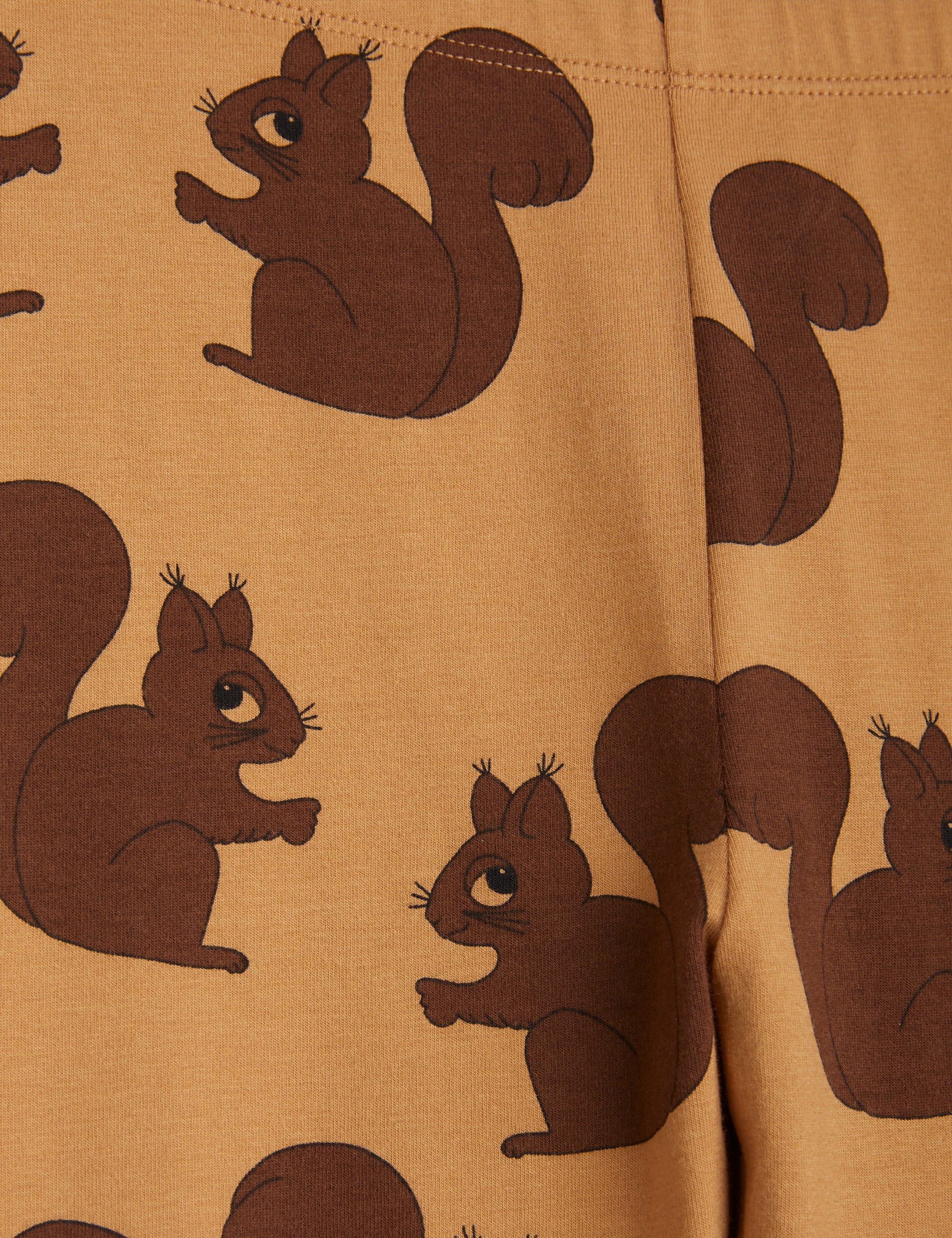 Mini Rodini squirrel leggings brown