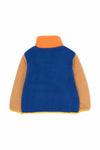 Tiny Cottons Colour Block Polar Jacket Ultramarine/Clay