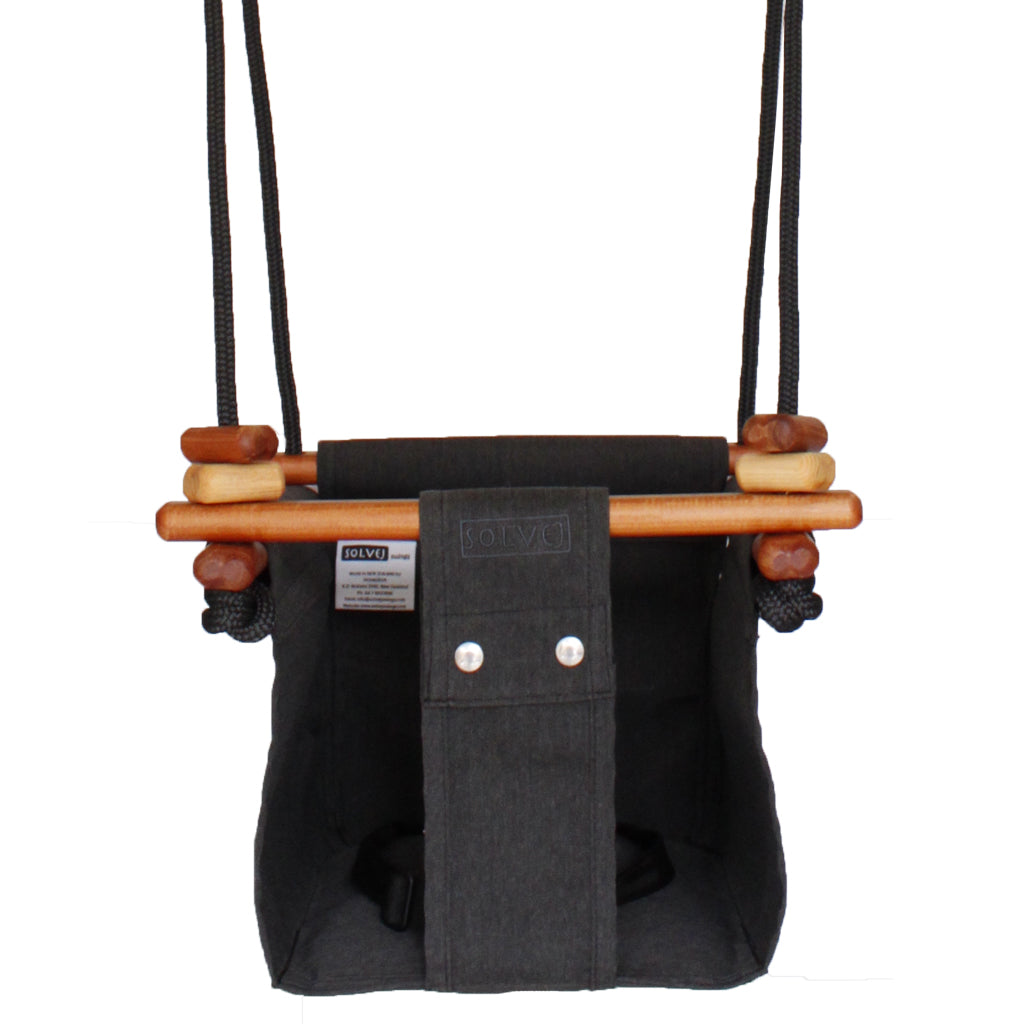 Solvej Baby and Toddler Swing - Slate Grey NFS