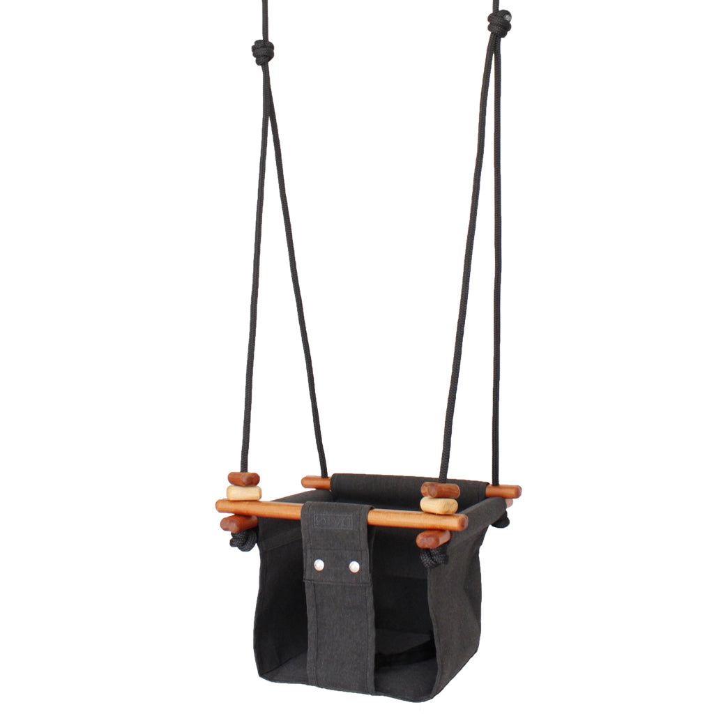Solvej Baby and Toddler Swing - Slate Grey NFS