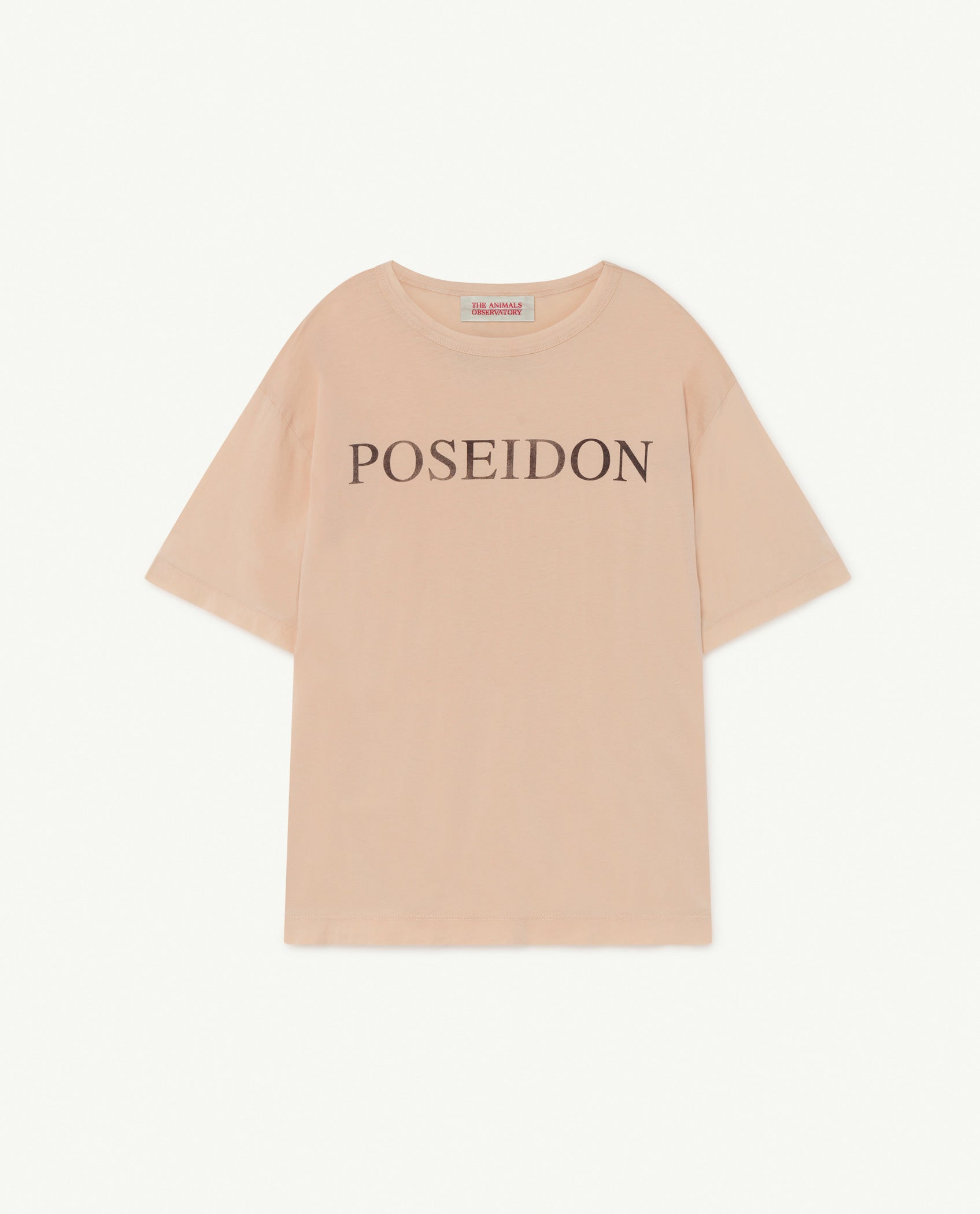 The Animals Observatory oversize tee soft pink poseidon