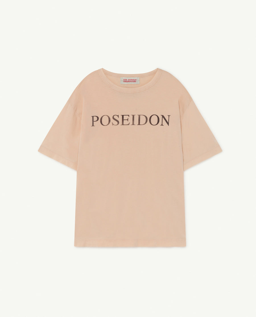 The Animals Observatory oversize tee soft pink poseidon